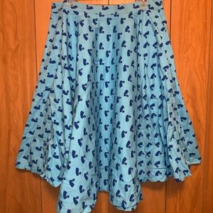 Lindy Bop Blue Swan Skirt size 2XL